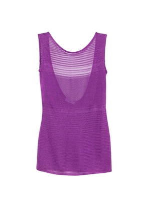 Celine Pre-Owned 2000s scoop-neck sleeveless top - Purple