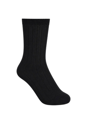 La-Rose ribbed-knit socks - Black