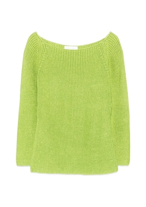 Celine Pre-Owned 2000s boat-neck sweater - Green