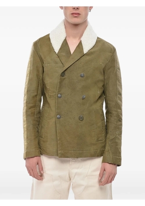 Greg Lauren double-breasted military jacket - Green
