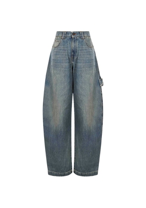 DARKPARK faded hammer-loop jeans - Blue