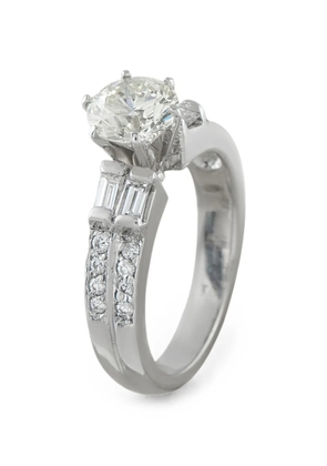 LB Exclusive solitaire diamond ring - Silver