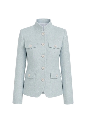 Eleventy tweed field jacket - Blue