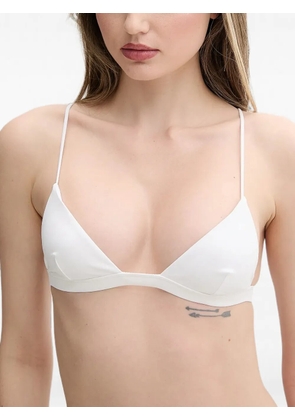 MC2 Saint Barth triangle bikini top - White