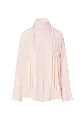 LIU JO shirt with scarf - Neutrals