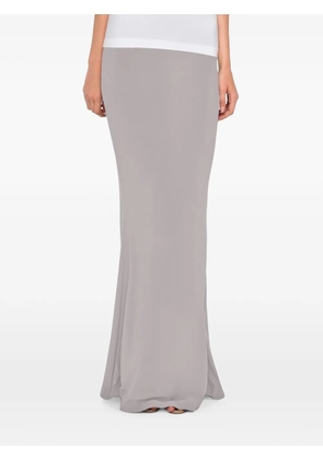 Norma Kamali Obie fishtail-hem maxi skirt - Grey