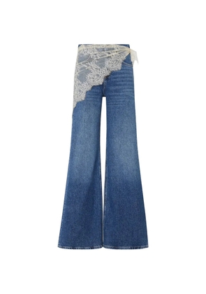 LIU JO flare jeans with bandana - Blue