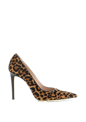 Stuart Weitzman Stuart Power leopard-print pumps - Brown