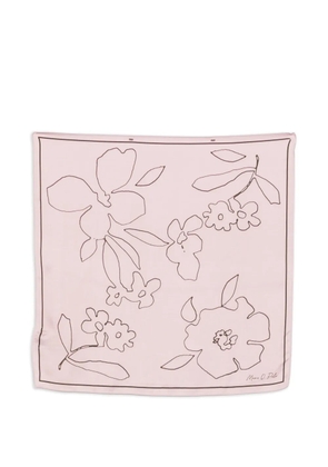 Marc O'Polo floral-print square scarf - Pink