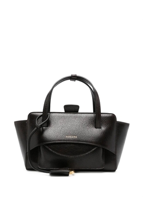 HIDESINS grained leather tote bag - Brown
