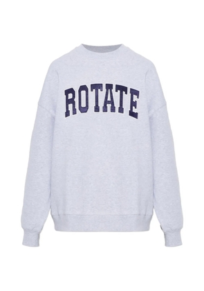 ROTATE BIRGER CHRISTENSEN logo-appliqué sweatshirt - Grey