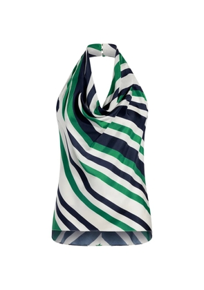 Adam Lippes Cusette striped halter top - White
