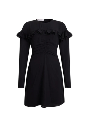Philosophy Di Lorenzo Serafini ruffled-trim ruched dress - Black