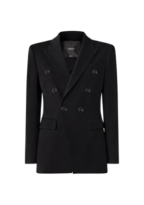 PINKO double-breasted peak-lapel blazer - Black