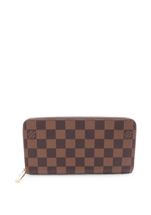 Louis Vuitton Pre-Owned 2015 Zippy Damier wallet - Brown