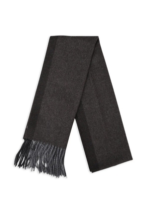 Pal Zileri fringed-edge scarf - Brown