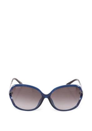 Gucci Pre-Owned 2010s Interlocking G butterfly sunglasses - Blue