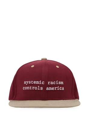 Denim Tears x Arthur Jafa Systemic Racism Controls America embroidered trucker hat