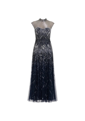 Temperley London sequin-embellished gown - Blue