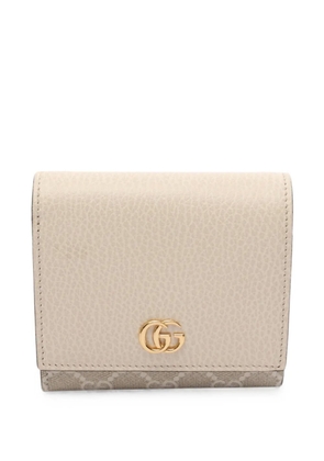 Gucci Pre-Owned 2010s GG Marmont bi-fold wallet - Neutrals