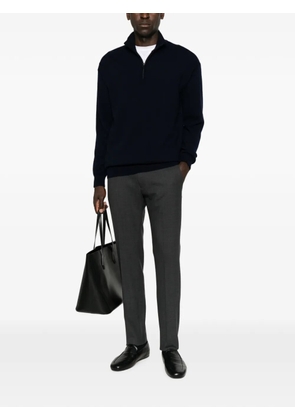 Lisa Yang Augustus quarter-zip sweater - Blue