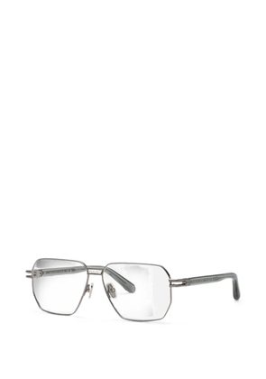 Philipp Plein geometric-frame glasses - Grey