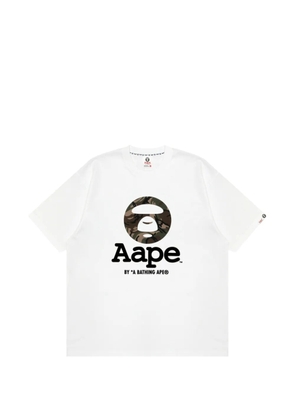 AAPE BY *A BATHING APE® AAPEUNVS moonface T-shirt - White