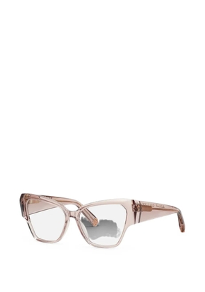 Philipp Plein cat-eye transparent-finish glasses - Pink