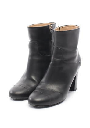 CHANEL Pre-Owned 1986-1988 Coco Mark ankle boots - Black