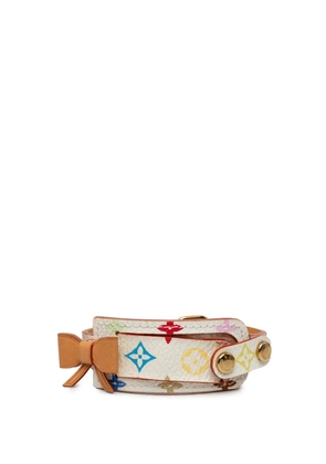 Louis Vuitton Pre-Owned 2003 Monogram Multicolore Address Wish Wrap Bracelet costume bracelet - White