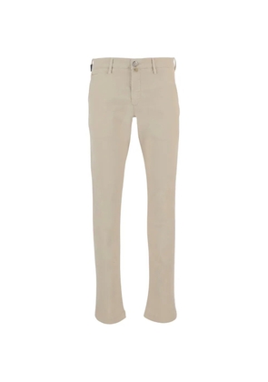 Jacob Cohën logo-patch trousers - Neutrals