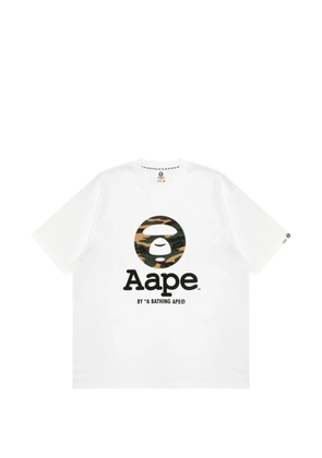 AAPE BY *A BATHING APE® camouflage-print T-shirt - White