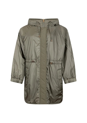 Weekend Max Mara hooded drawstring-waist coat - Grey