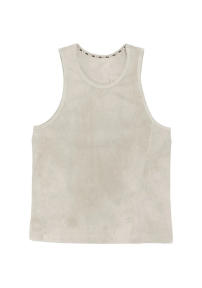 Ziggy Chen cotton tank top - Grey