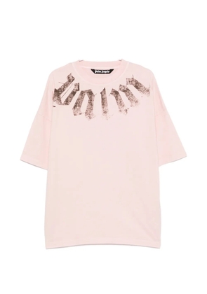 Palm Angels Big Neck Logo printed T-shirt - Pink
