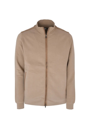 Pal Zileri high-neck zip-up sweatshirt - Neutrals