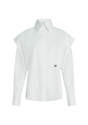 Karl Lagerfeld shoulder-detail shirt - White