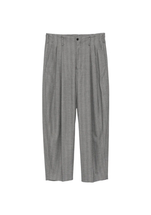 Hed Mayner pinstriped trousers - Grey