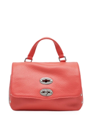 Zanellato small studded Postina tote bag - Orange