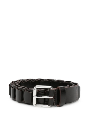 LEMAIRE link belt in vegetable-tanned leather - Brown