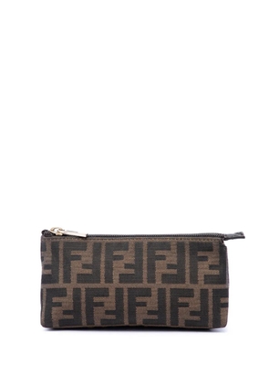 Fendi Pre-Owned 2000-2010 Zucca Canvas clutch bag - Brown