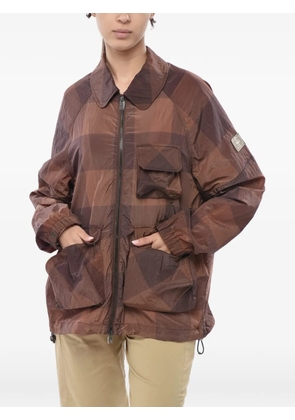 Woolrich Buffalo Check windbreaker jacket - Brown