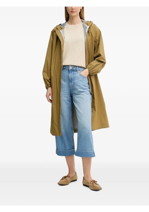 Save The Duck hooded oversized coat - Yellow