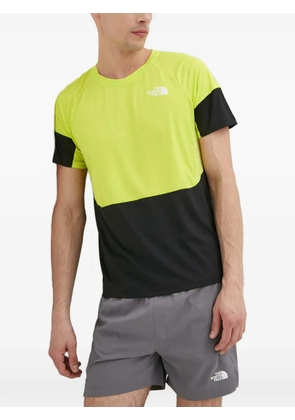 The North Face colour-block logo-print T-shirt - Green