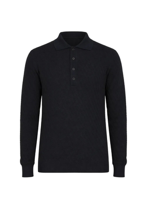Paolo Pecora textured polo shirt - Blue