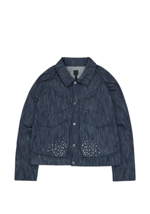 _J.L-A.L_ Mantle rhinestone-embellished denim jacket - Blue