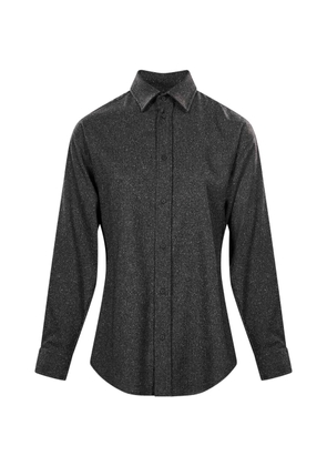 DARKPARK herringbone-pattern long-sleeve shirt - Grey