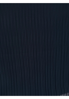 Max Mara Vesuvio pleated shrug - Blue