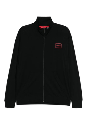 HUGO logo-printed jacket - Black