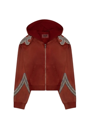 424 RR embroidered hoodie